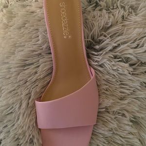 CORISANDE SLIP ON PUMP SANDAL PINK